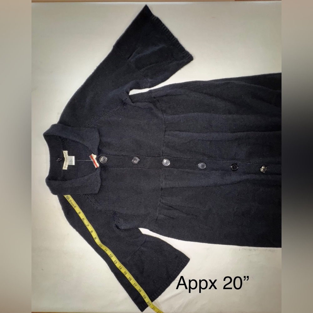 NWT Wool Blend Sweater Dress Coat w/Removable Faux Fur Collar (L) - Picture 14 of 17